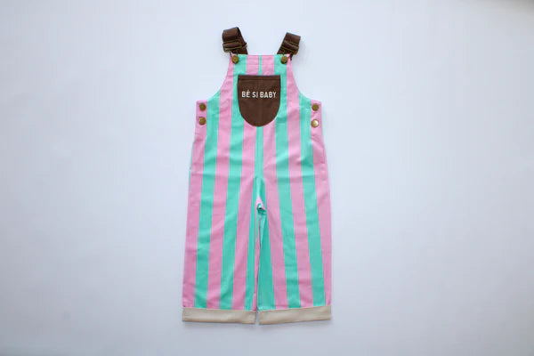 Be Si Baby - Cotton Candy Overalls - Oversized