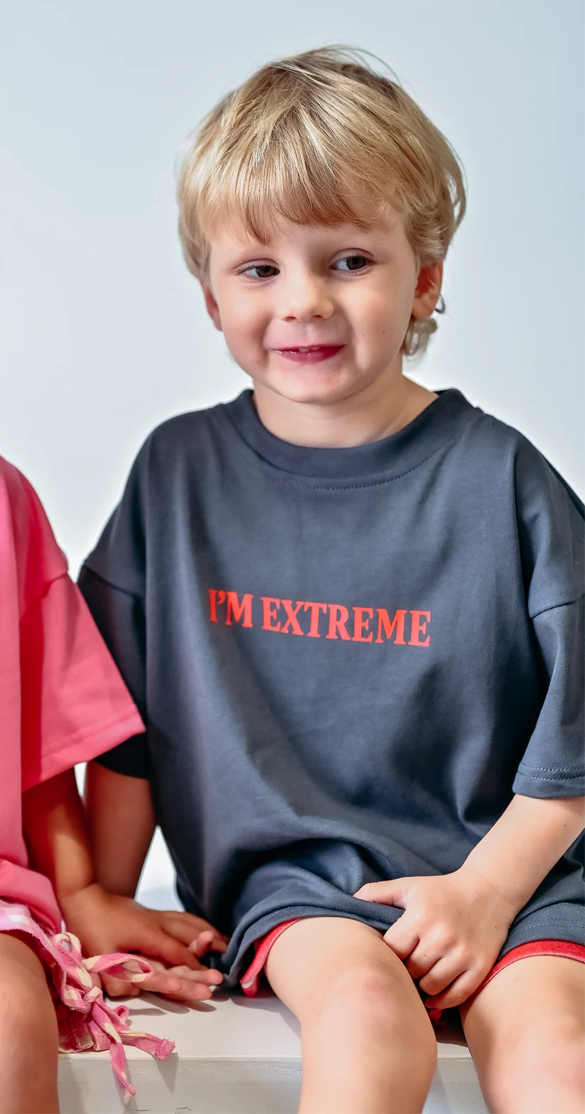 Dear Darcy - I'm Extreme - Oversized Toddler Tee