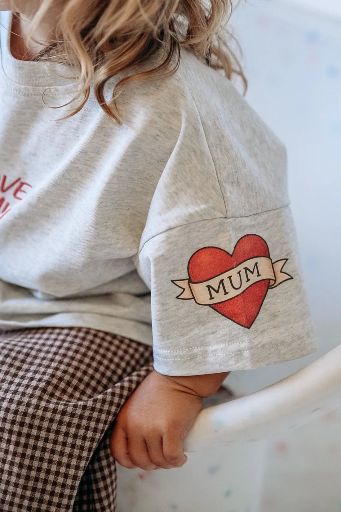 Dear Darcy - I Love My Mum - Oversized Toddler Tee
