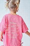 Dear Darcy - I'm Pretty - Over Sized Toddler Tee