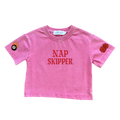 Mr Boaz - Nap Skipper (acid wash pink) - Oversized tee