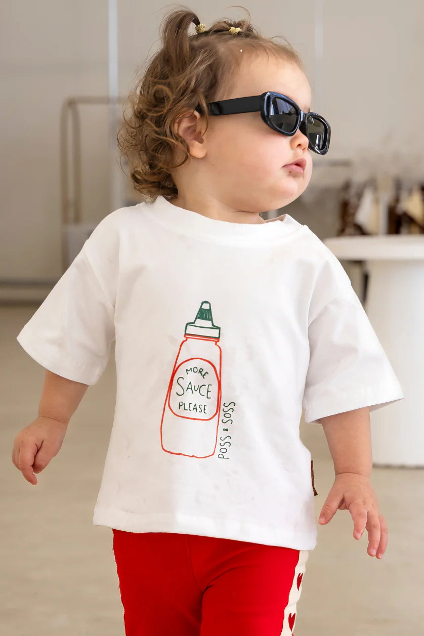 Poss and Soss- More Sauce Please - Oversized Tee
