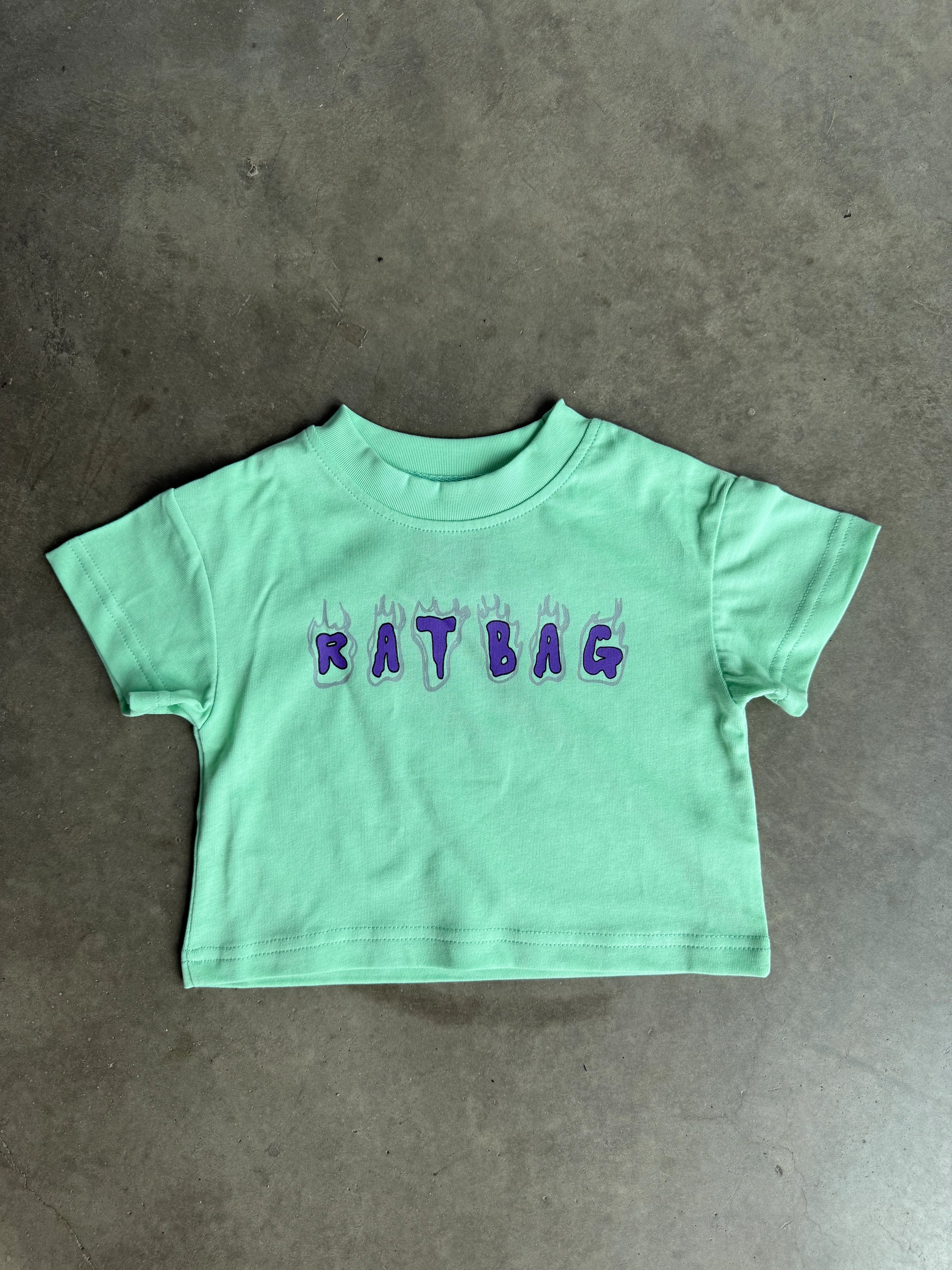 Voodoo Child - Oversized Ratbag Tee - Seafoam